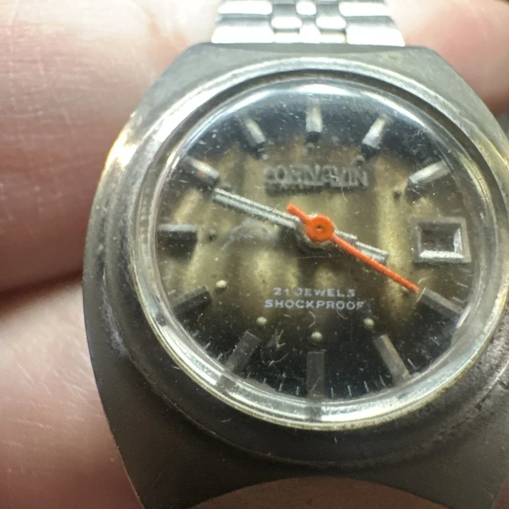 Works Vintage Cornavin Ladies 21 jewels ShockProof Swiss Manual wind 26mm Fit‎ 6
